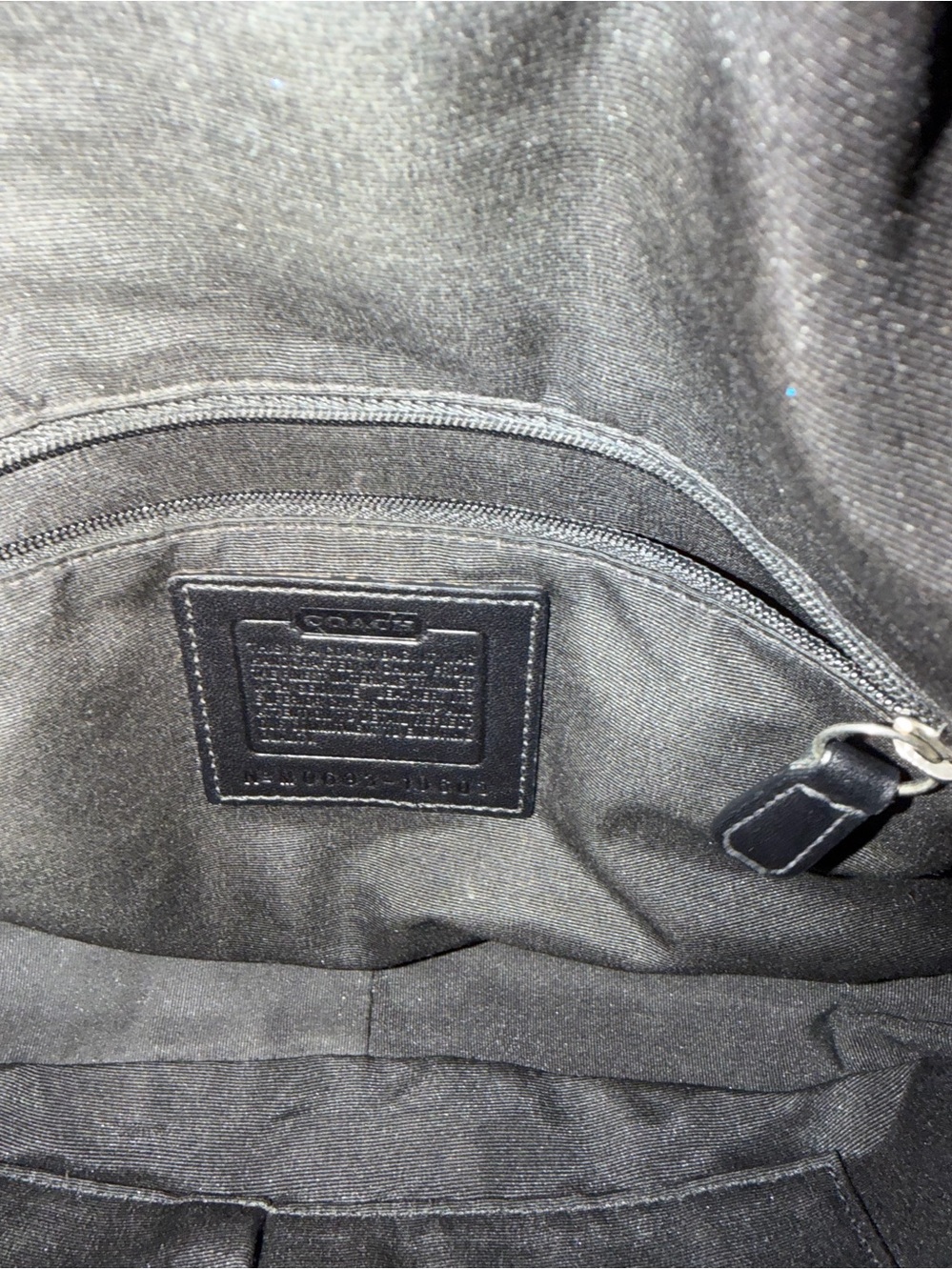 Y2KCoach Soho Signature Jacquard flap shoulder bag in black with silver hardware - Picture 3 of 7